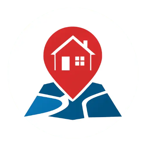 map my sale logo white circle